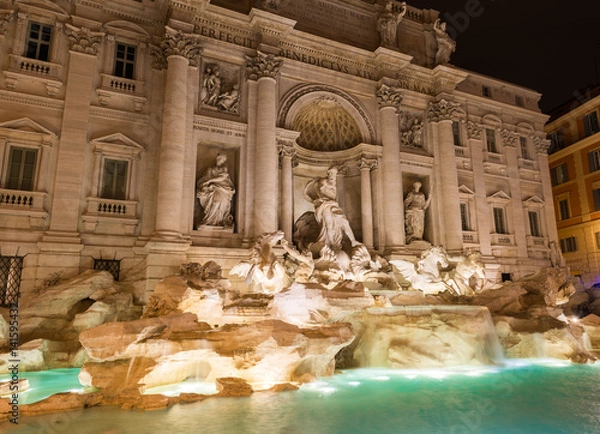 Obraz Trevi Fountain by night