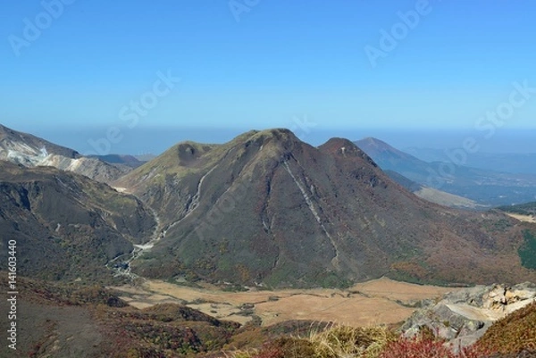 Fototapeta 大船山登山（大船山と紅葉）