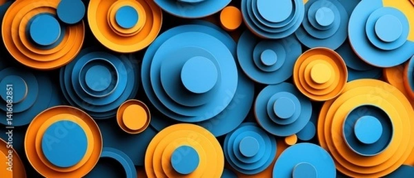Fototapeta Circular Abstract Design