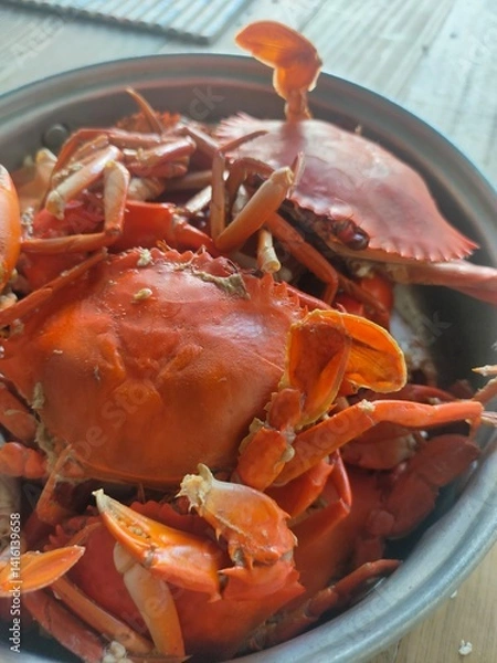 Obraz Malabon Steamed Mud Crabs