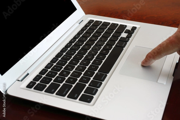 Fototapeta Super-slim laptop computer