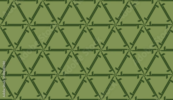 Fototapeta Pattern with abstract geometric design. Vector illustration. Design for your interior wallpaper, fashion print, business presentation.