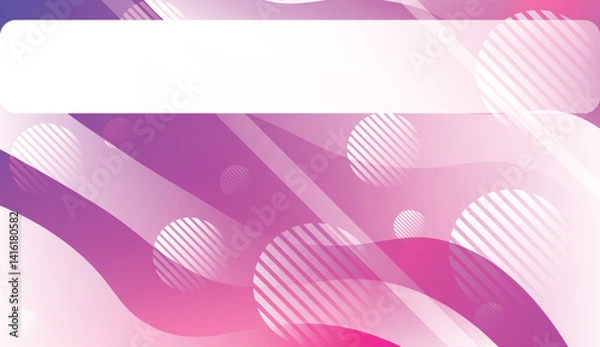 Fototapeta Geometric Pattern With Lines, Wave. For Your Design Ad, Banner, Cover Page. Vector Illustration with Color Gradient.