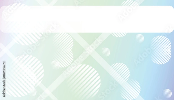 Fototapeta Blur Sweet Dreamy Gradient Color Background with Line, Circle. For Abstract Modern Screen Design For Mobile App. Vector Illustration