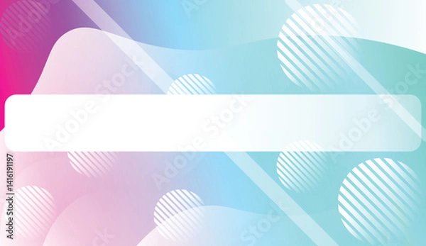 Fototapeta Abstract Waves. Futuristic Technology Style Background. Design For Your Header Page, Ad, Poster, Banner. Vector Illustration