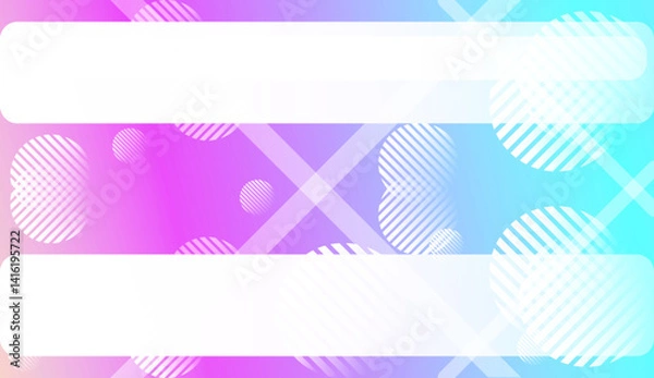 Fototapeta Abstract Shiny Moderns, Lines, Circle, Space for Text. For Cover Page, Landing Page, Banner. Vector Illustration with Color Gradient.