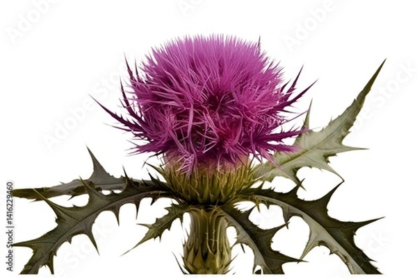 Fototapeta thistle isolated on transparent background