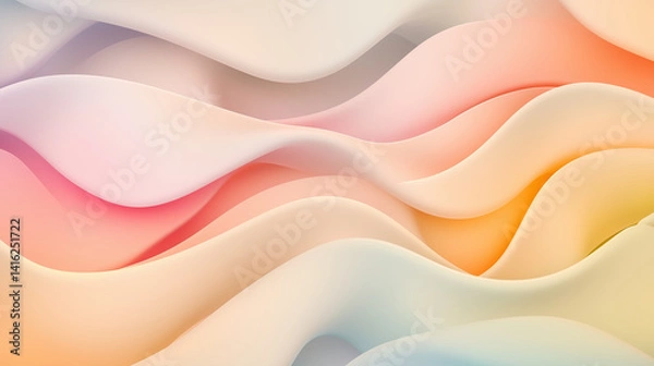 Fototapeta Colorful Wave Textured gradient background