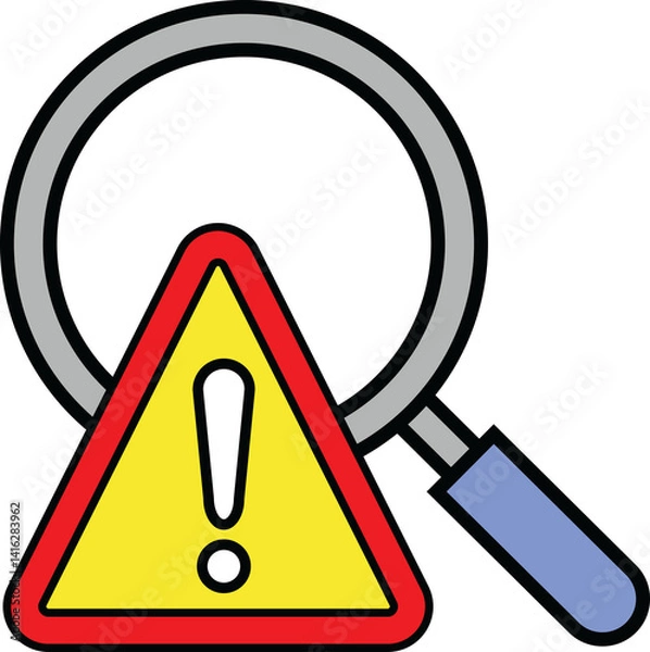 Fototapeta Problem identification icon