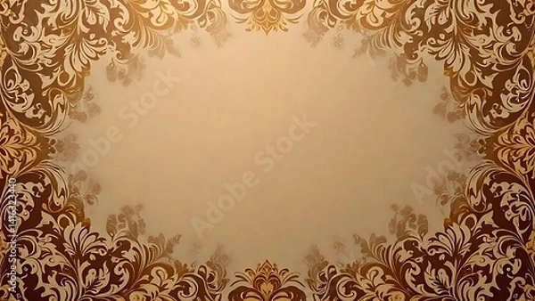 Fototapeta Seamless Indonesian textile pattern with batik and tenun motifs. Great for traditional themes, textile design, packaging, or cultural creative projects