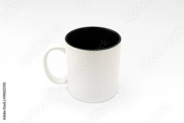 Fototapeta empty white mug