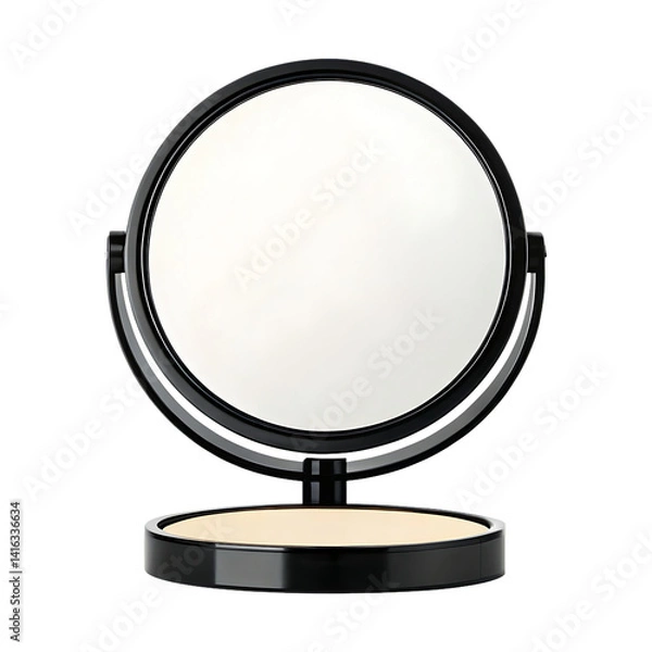 Obraz Compact mirror with powder foundation.