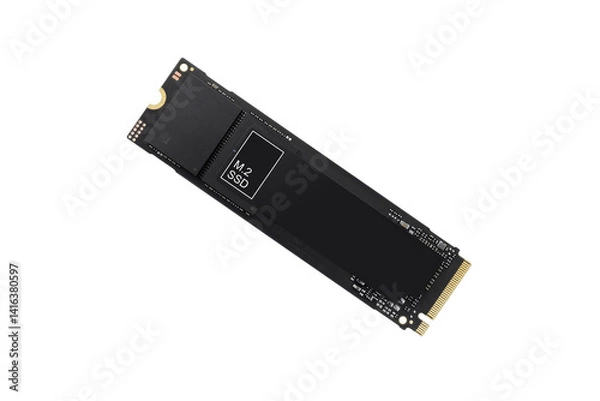 Obraz M.2 ssd isolated on white background