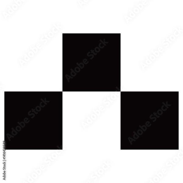 Obraz 家紋です。三つ石と言います。