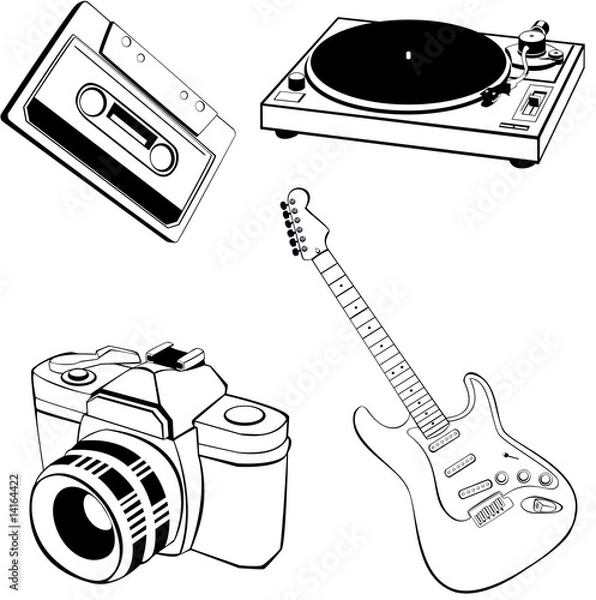 Obraz objects collection set