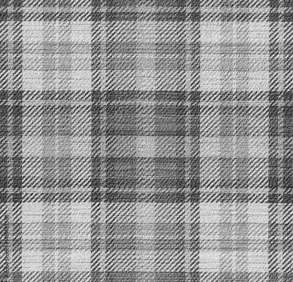 Obraz Classic Plaid Pattern in Black and White