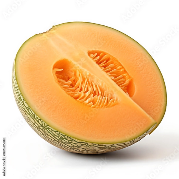 Fototapeta melon isolated on white background