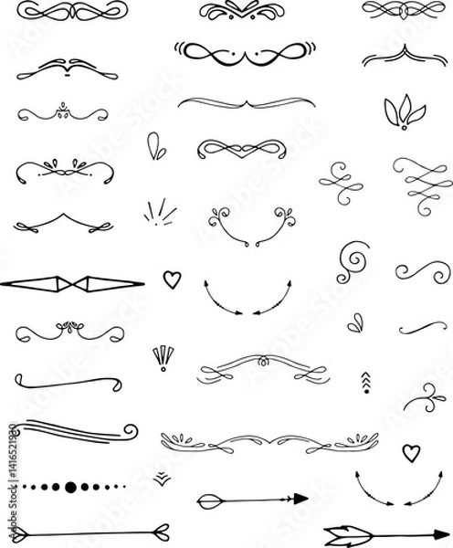 Obraz icon element decor and symbol vector illustration line art style