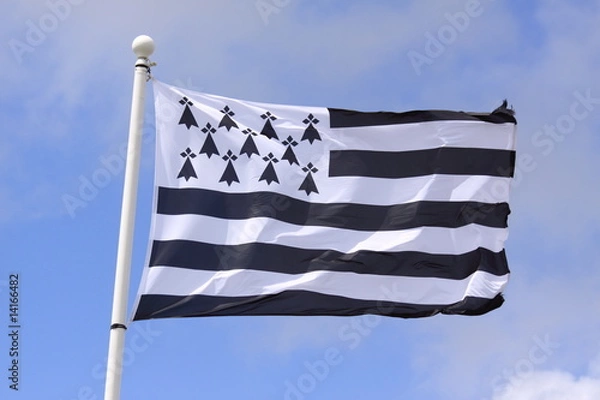 Fototapeta Drapeau breton