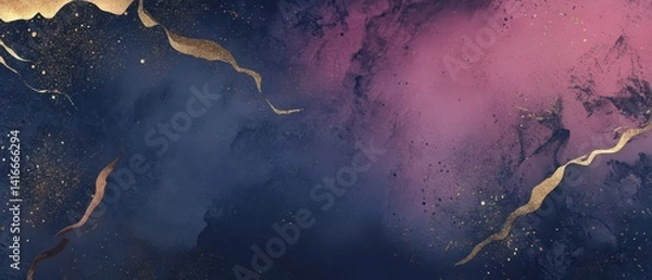 Fototapeta Abstract art background with vibrant colors and fluid shapes creating a modern design, perfect for digital wallpaper, website banners, and creative projects.