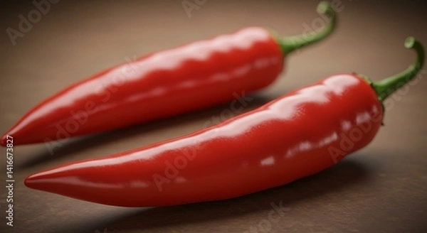 Fototapeta Two Red Chili