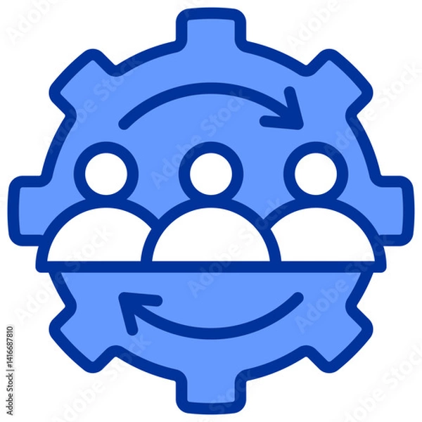 Fototapeta Teamwork Icon