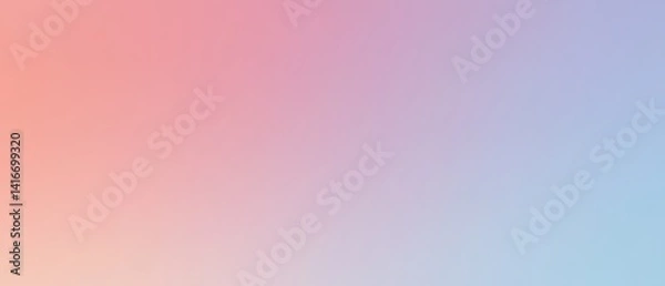 Obraz Gradient background with soft pastel colors blending pink and blue for design, web, backdrop, and creative projects highlighting modern aesthetics.