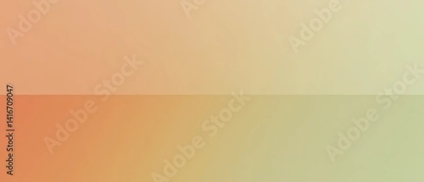 Fototapeta Abstract gradient background in soft pastel colors for modern design, branding, website templates, and social media aesthetics, featuring orange and green tones.