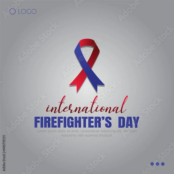 Obraz International Firefighters' Day, observed on May 4th, honors the courage, dedication, and sacrifice of firefighters.