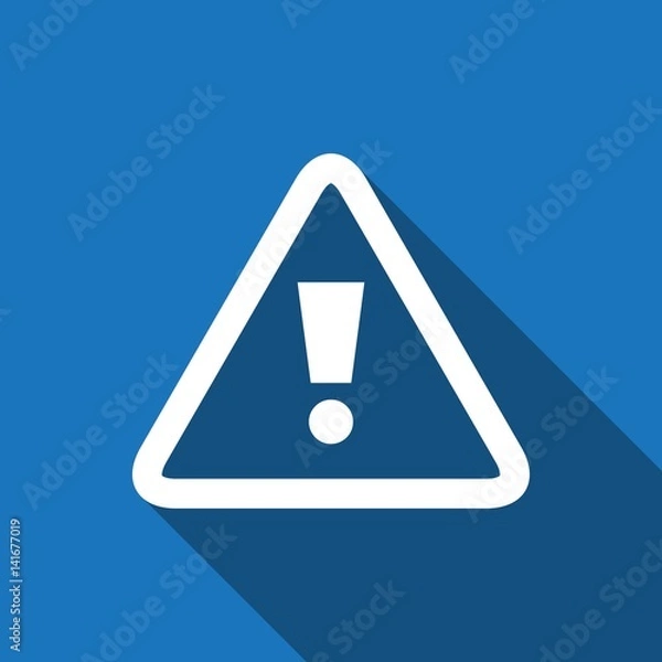 Obraz alert icon stock vector illustration flat design