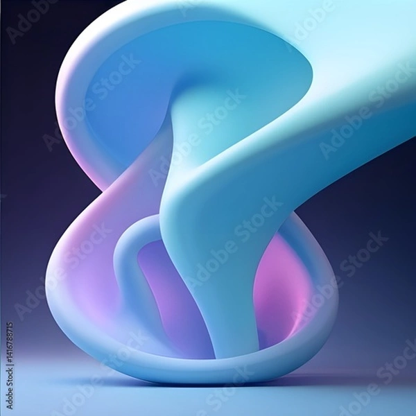 Fototapeta Vibrant 3D Abstract Dreamscapes Background. Texture.