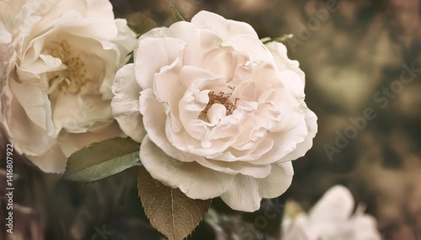 Fototapeta クローズアップしたバラの背景