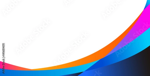 Obraz abstract colorful trendy banner background