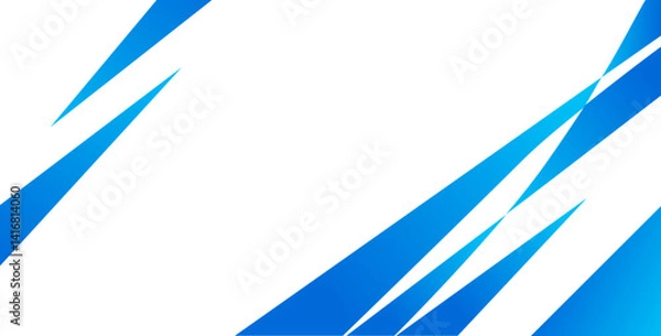 Obraz abstract modern blue banner background