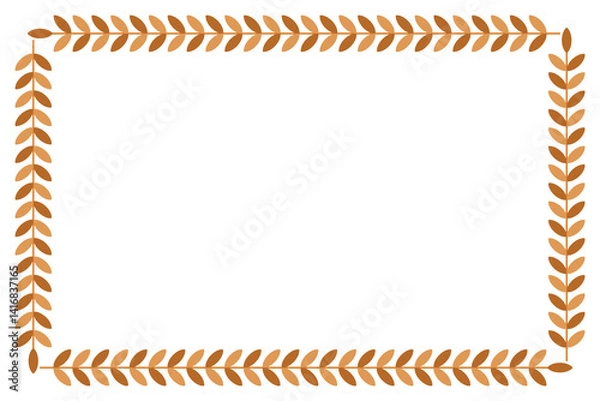 Fototapeta simple border design for illustration board vector