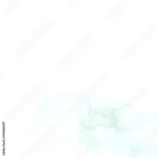 Obraz Mint Cream Watercolor Gradient Background