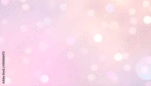 Obraz Pastel Holographic Bokeh Light Background