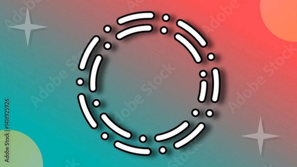 Fototapeta Abstract vector background can be used for design