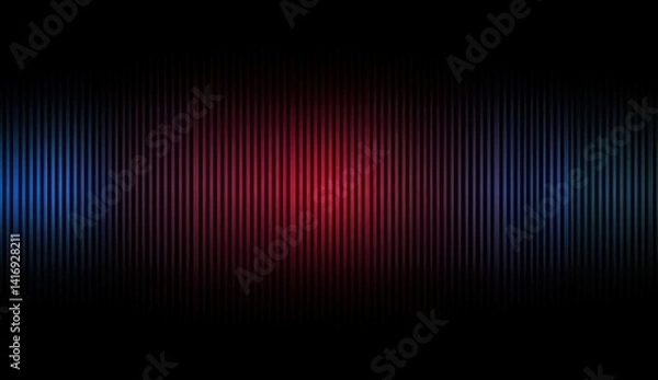 Fototapeta Abstract colorful lines in a dark background