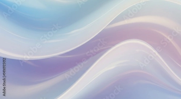 Fototapeta Abstract light blue flowing wave background