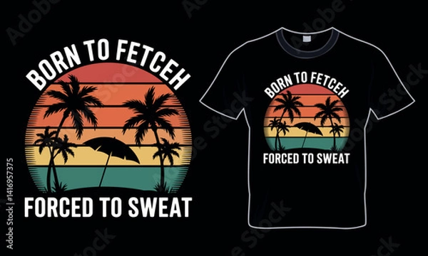 Obraz t shirt design, summer t-shirt design