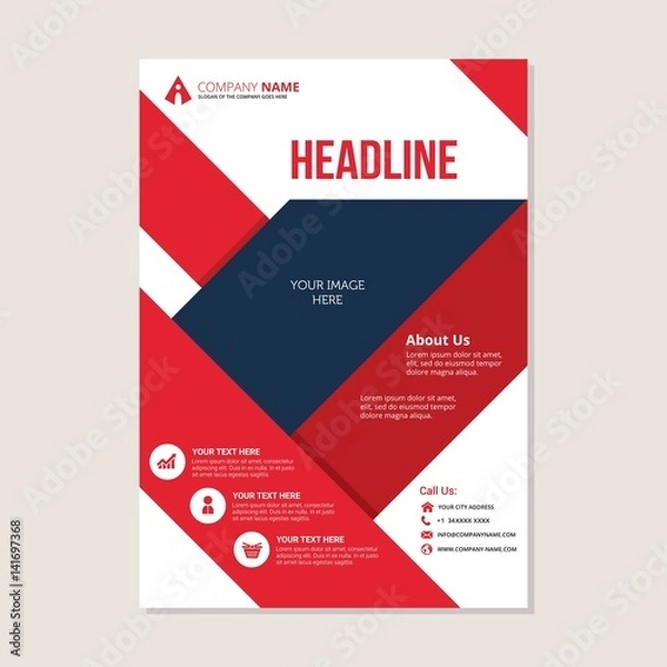 Fototapeta Brochure/Flyer Design Template