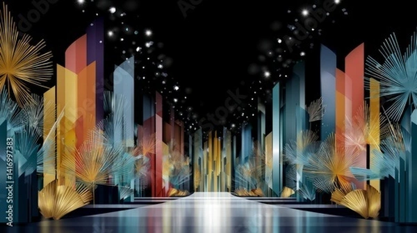 Obraz met gala background