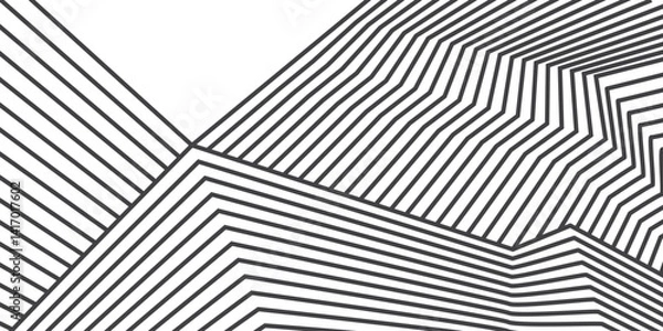 Obraz luxury black background line pattern cool simple