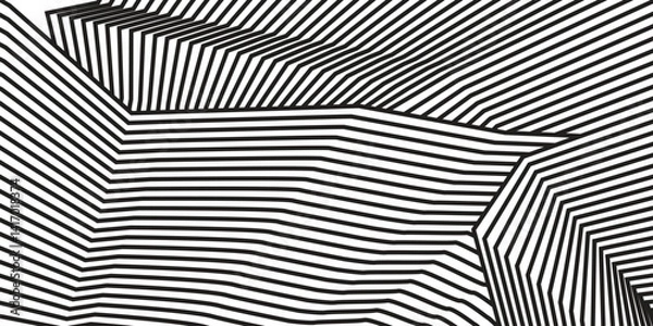 Obraz luxury black background line pattern cool simple