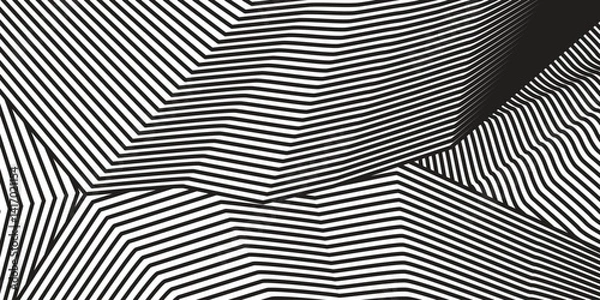 Obraz luxury black background line pattern cool simple