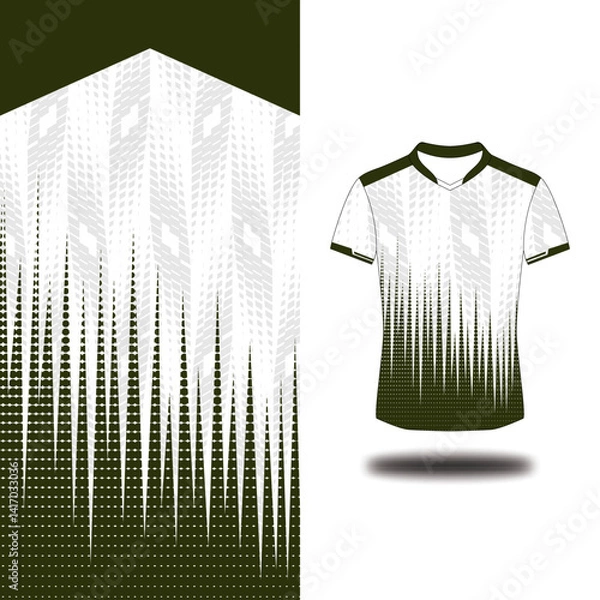 Obraz kit jersey fabric pattern white design