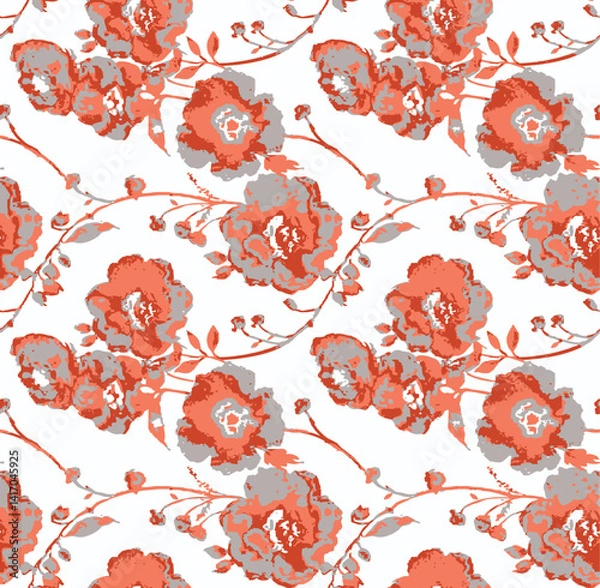 Obraz seamless abstract floral pattern