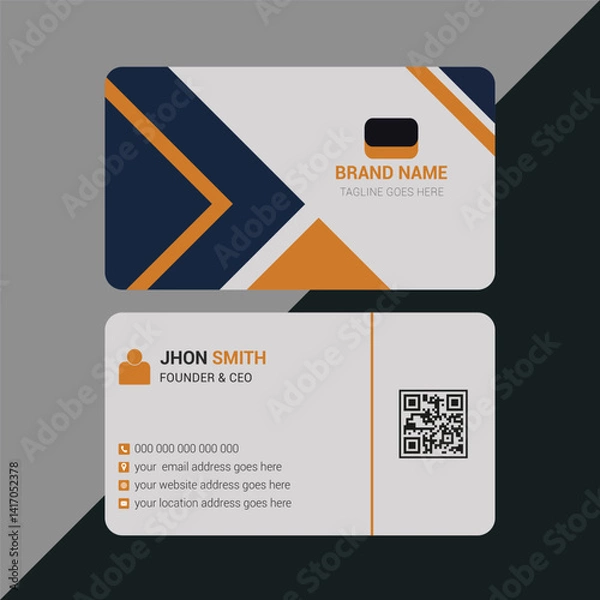 Obraz Clean Minimal Business Card Template