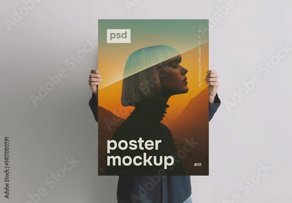 Obraz Poster presentation design mockup